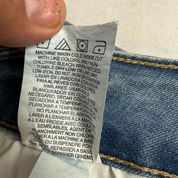 Wrangler Womens Straight Leg Medium Wash Denim Jeans Size 19 X 34 New - Picture 6 of 6